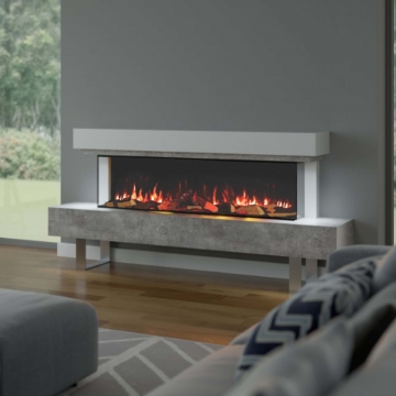 OER Olympia 79" Electric Fireplace Suite
