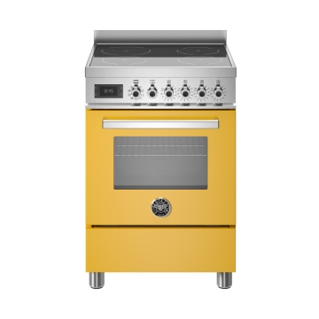 Bertazzoni 60cm Professional Series Induction Top Electric Oven, Giallo Yellow