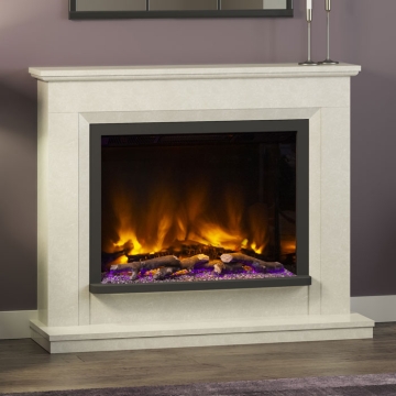 Elgin & Hall Alesso 48" Pryzm Electric Fireplace Suite
