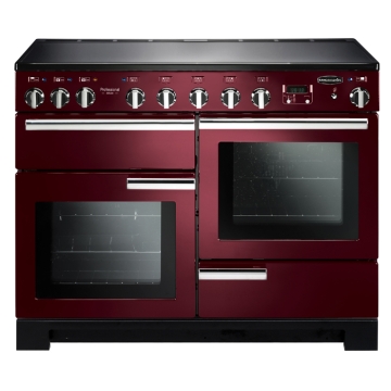 Rangemaster Professional Deluxe 110cm Cranberry Induction Electric Range Cooker