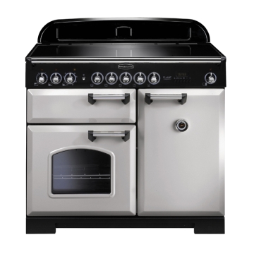 Rangemaster Classic Deluxe 100cm Induction Range Cooker, Royal Pearl