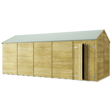 Store More Tongue and Groove Apex Shed - 20x8ft