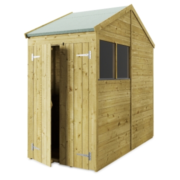 Store More Tongue and Groove Apex Shed - 4x8ft