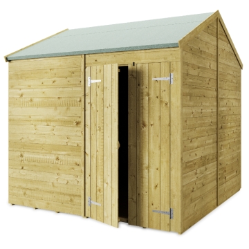 Store More Tongue and Groove Apex Shed - 8x8ft