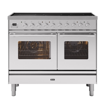 ILVE Roma 100cm Twin Cavity Induction Range Cooker, Stainless Steel