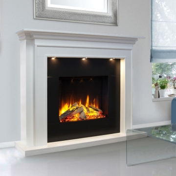 Celsi Ultiflame VR Canelo S600 Illumia Fireplace Suite