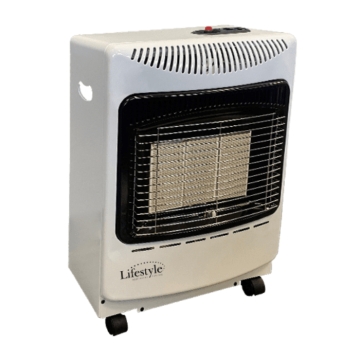 Lifestyle Mini Heatforce Portable Indoor Gas Heater, White