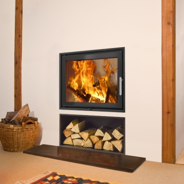 Woodfire EX17 Panorama Double Sided Inset Boiler Stove