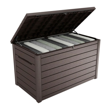 Keter XXL 870L Storage Deck Box, Brown