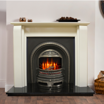 Iconic 450 Lombard Cast Iron Electric Fireplace Insert Iconic 450 Lombard Cast Iron Electric Fireplace Insert