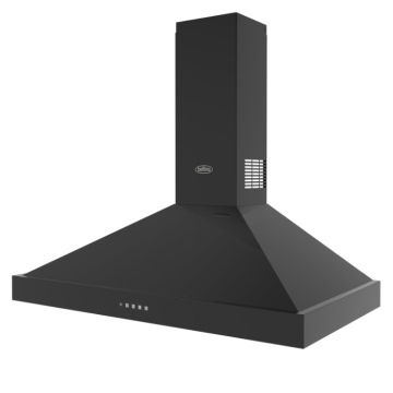 Belling Farmhouse 110PYR Chimney Hood, Black