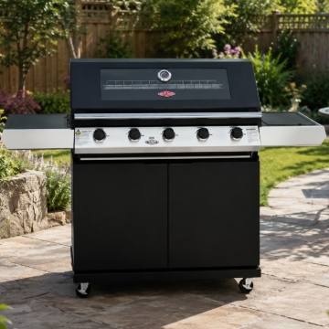 Beefeater 1200 Series 5 Burner BBQ & Side Burner Trolley