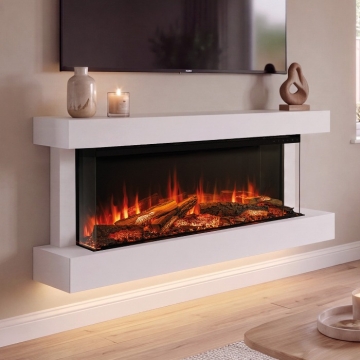 Onyx Turin 120 Electric Fireplace Suite