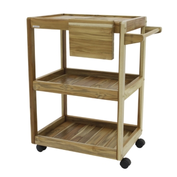 Tramontina Serving Trolley with Knife Block Tramontina Serving Trolley with Knife Block