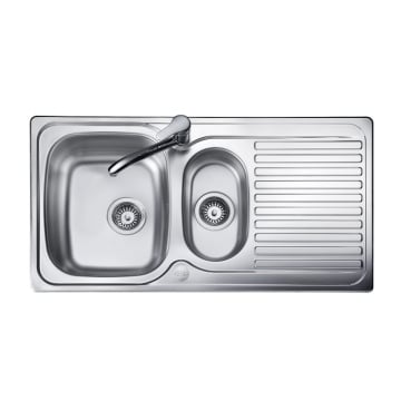 Leisure Linear LN9502/ 1.5 Bowl Stainless Steel Sink Leisure Linear LN9502/ 1.5 Bowl Stainless Steel Sink