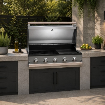Beefeater 1500 Series 5 Burner Built-In BBQ