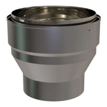 MI-FLEX Flue Liner Increasing Adaptor 150mm (6") to 200mm (8")