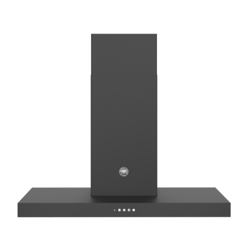Bertazzoni Master Series 90cm Wallmount Hood With Single Motor, Nero Matt Black Bertazzoni Master Series 90cm Wallmount Hood With Single Motor, Nero Matt Black