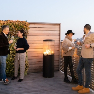 Le Feu Outdoor Patio Heater Le Feu Outdoor Patio Heater