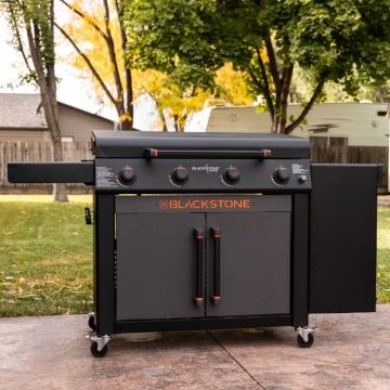 Blackstone Culinary 36" Griddle with Cabinet and Side Table