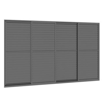 Sanctuary 4m Sliding Walls with Movable Louvres