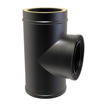 90 Degree Tee & Cap - 8" Twinwall Flue (200mm)