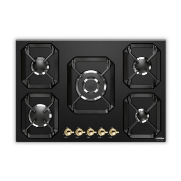 Lofra Dolcevita 75cm Gas Hob, Black