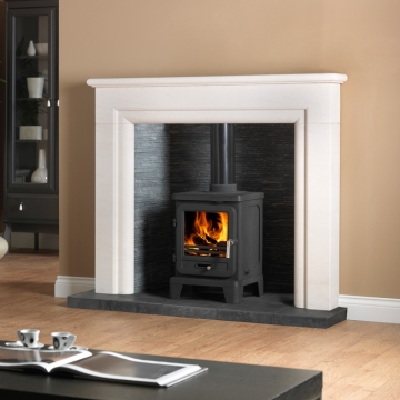 Penman Monza 54" Portuguese Limestone Fire Surround