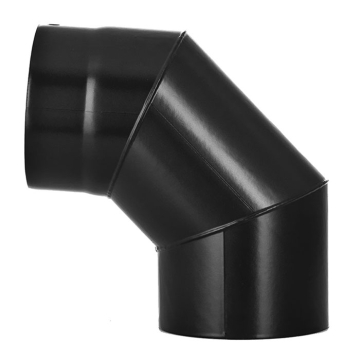 90 Degree Bend 4" Vitreous Enamelled Flue Pipe