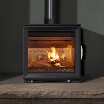 Arada M Series 5 Wood Burning Stove, Cast Door