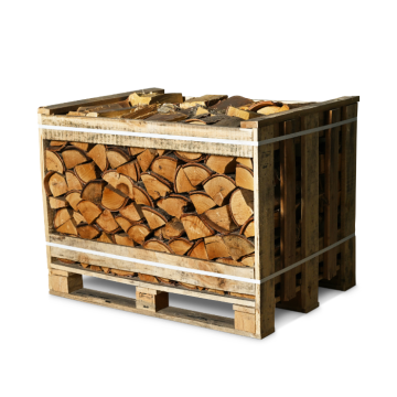 Small Pallet of Birch Firewood Logs