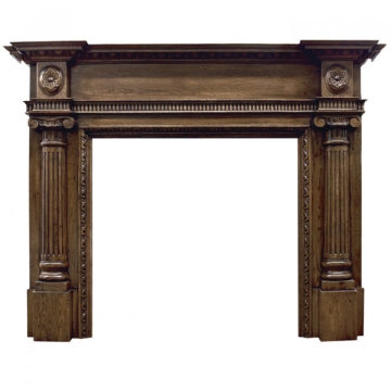 Carron Ashleigh Oak Surround, Distressed Carron Ashleigh Oak Surround, Distressed