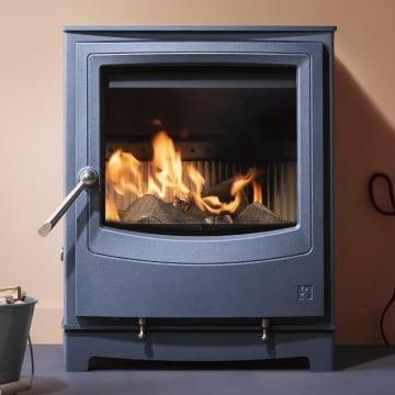 Arada Farringdon Small Eco Design Ready Multi-Fuel / Wood Burning Stove, Atlantic