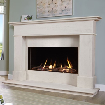 The Collection by Michael Miller Avignon 54" Eden Elite Limestone Fireplace Suite The Collection by Michael Miller Avignon 54" Eden Elite Limestone Fireplace Suite