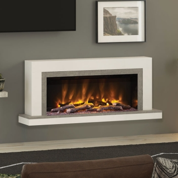 Elgin & Hall Vardo 57" Electric Fireplace Suite