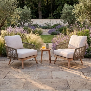 Maze Bali Rope Weave Lounge Set