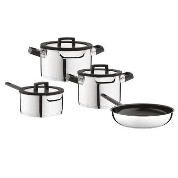 BergHOFF Uqonic Downdraft 7-Piece Cookware Set