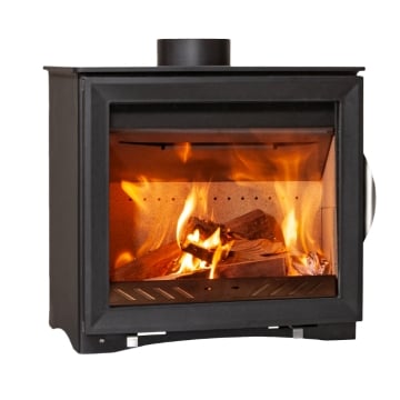 Arada M Series 5 Widescreen Wood Burning Stove, Cast Door, Mist