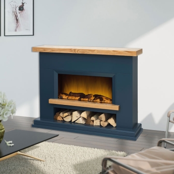Flametek Brooklyn Electric Fireplace Suite Flametek Brooklyn Electric Fireplace Suite