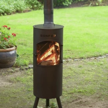Bonfeu BonGiano LP Fireplace, Black
