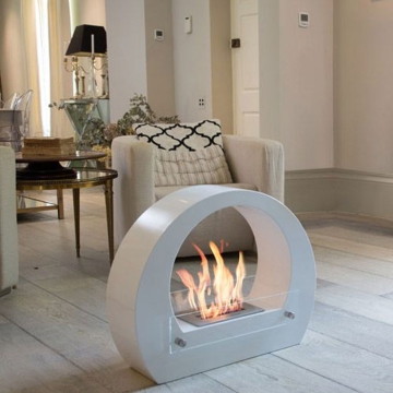 The Boston Freestanding Bio Ethanol Fire,