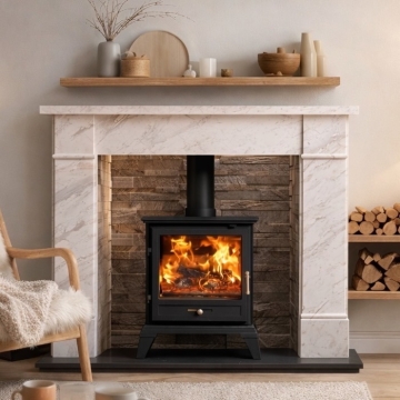 Gallery Brompton 56" Kallos Marble Fire Surround