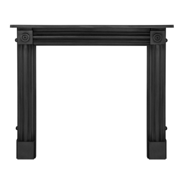 Carron Regent Cast Fire Surround Black Carron Regent Cast Fire Surround Black