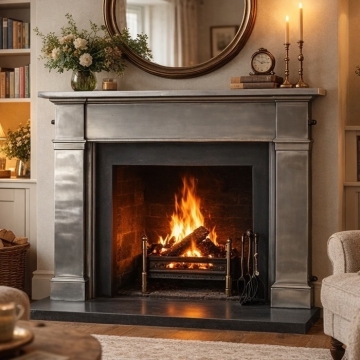 Carron Somerset Cast Iron Fireplace Surround, Full Polish
