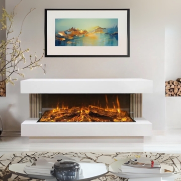 Celsi DLX Monroe 1250 Electric Fireplace Suite