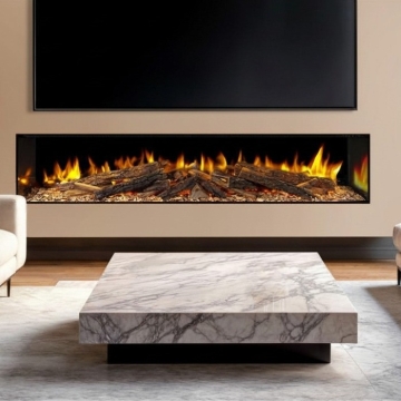 Celsi DLX Electriflame 1800 Midnight Edition Built-In Electric Fire