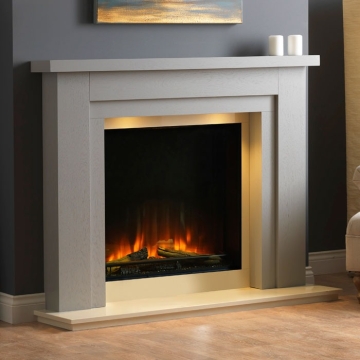 PureGlow Hanley 54" Fireplace Surround, Grey