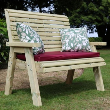 Churnet Valley Ergonomic 2 Seater Bench