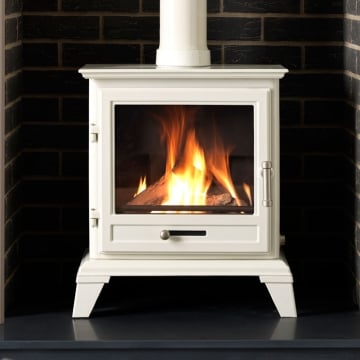 Gallery Classic Conventional Gas Stove, Warm White Enamel Gallery Classic Conventional Gas Stove, Warm White Enamel