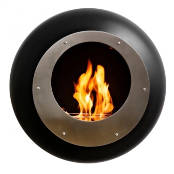 Cocoon Vellum Bioethanol Wall-Mounted Fireplace
